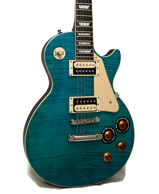 Epiphone Les Paul Traditional Pro Ltd Ed 2014 Electric Guitar - Aqua Blue  Satin