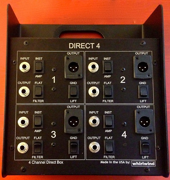 Whirlwind DIRECT4 4-Channel Direct Box image 1