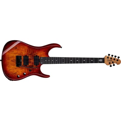 Sterling by Music Man JP 150 DiMarzio 2021 Blood Orange Burst - b