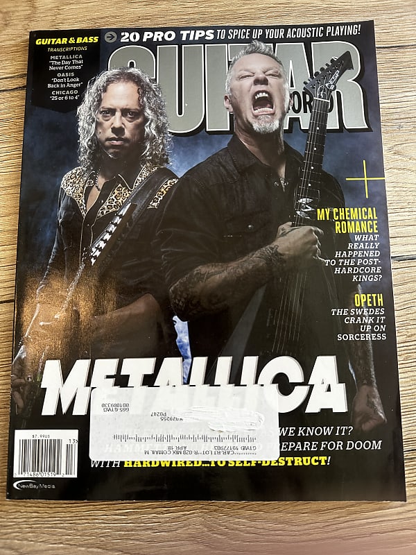 Guitar World Metallica Holiday 2016 Back Issue with Tab Reverb