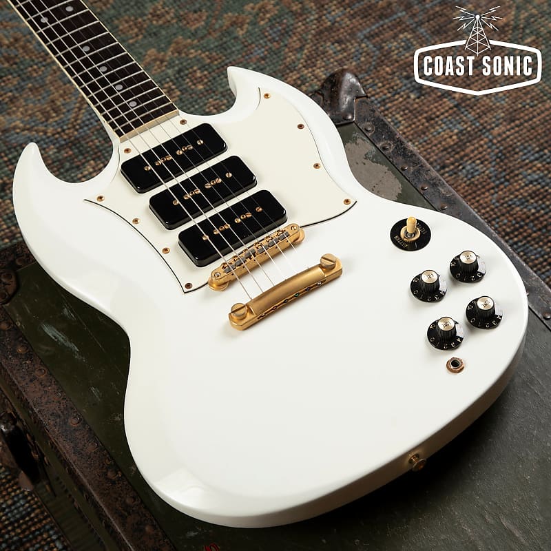 1990 Greco SS-70S 3 Pickup P90 SG Made in Japan | Reverb UK