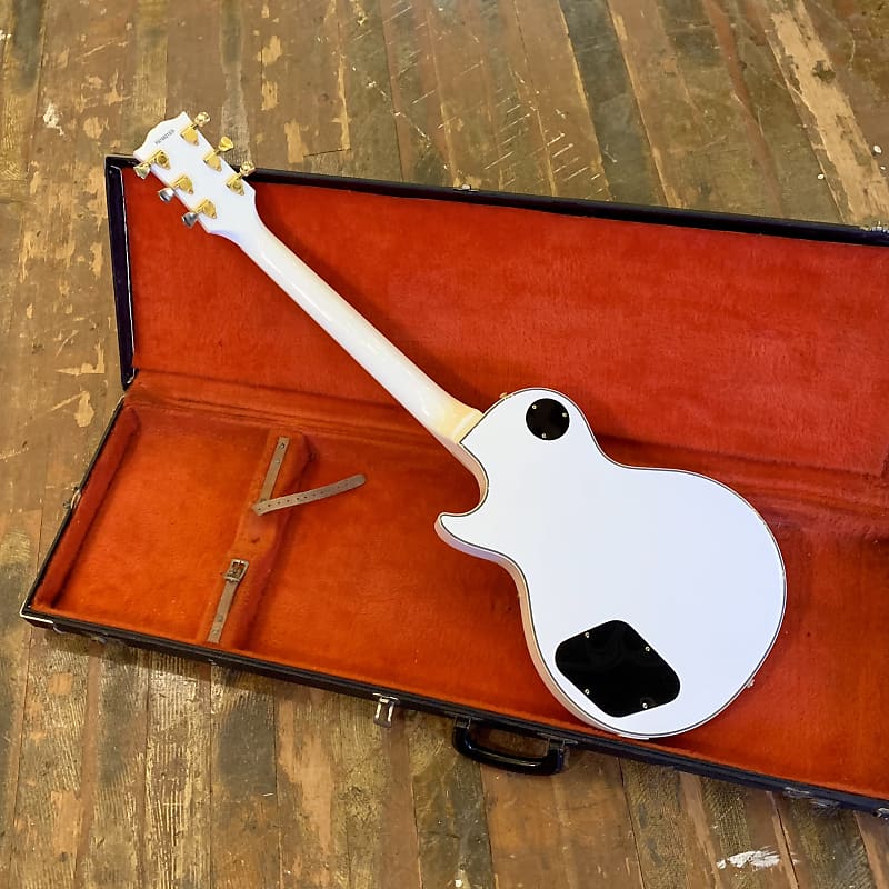 Burny RLC-55 Arctic white Les paul custom singlecut original