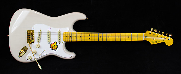 Squier FSR Classic Vibe 50's Stratocaster w/ Gold Hardware, White Blonde image 1