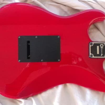 Charvel ST Custom 1990 See Through Candy Apple Red image 6