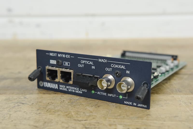 Yamaha MY16MD64 MADI Audio Networking Expansion Reverb Australia