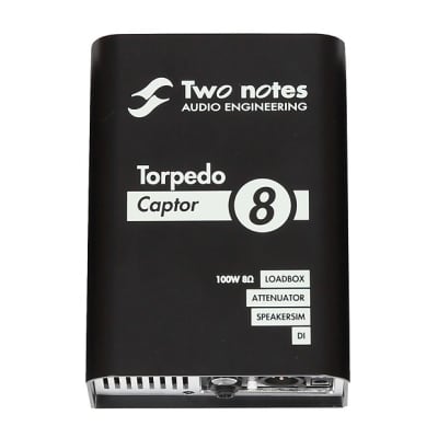 Two Notes Audio Engineering Torpedo CAPTOR 8 Reactive Loadbox DI Attenuator 8-ohm image 1