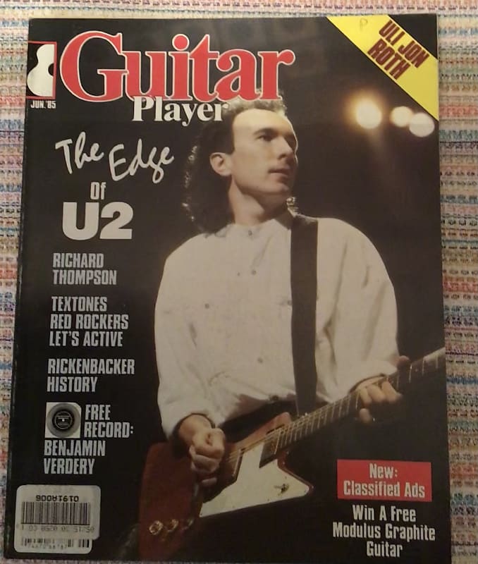 Guitar Player Magazine Back Issue June 1985: The Edge (U2) | Reverb