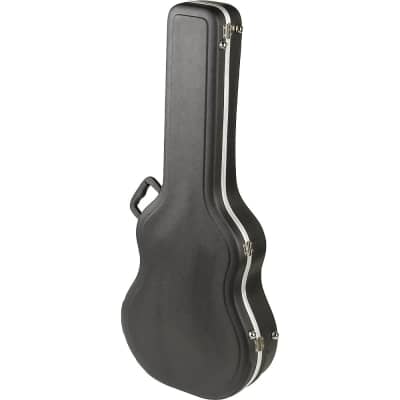 SKB SKB-3 Economy Thin-Line Acoustic-Electric/Classical Guitar Case Regular Black image 5