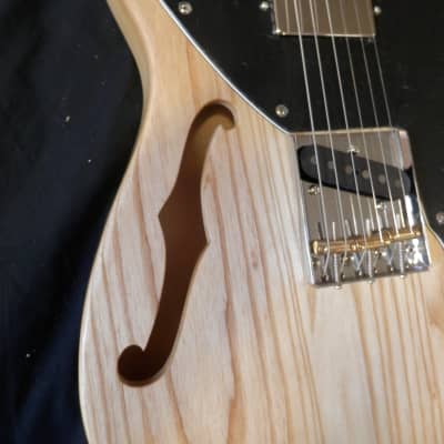 New England Custom Guitars ThinLine TL Electric Guitar 2021 Natural image 3