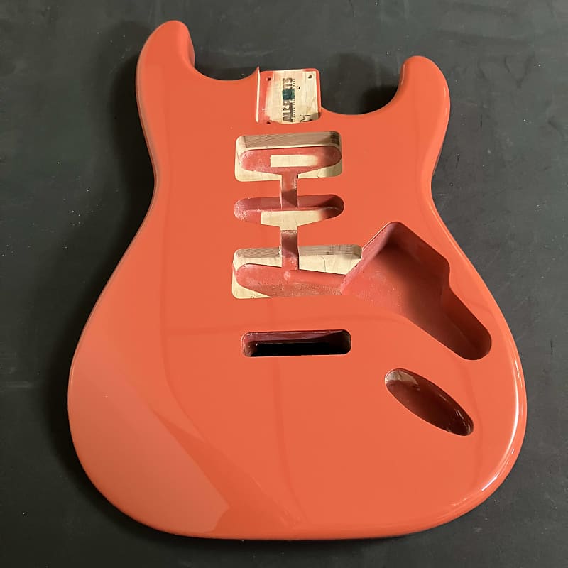 Allparts Sbf Fr Alder Fiesta Red Stratocaster Body Reverb 2052