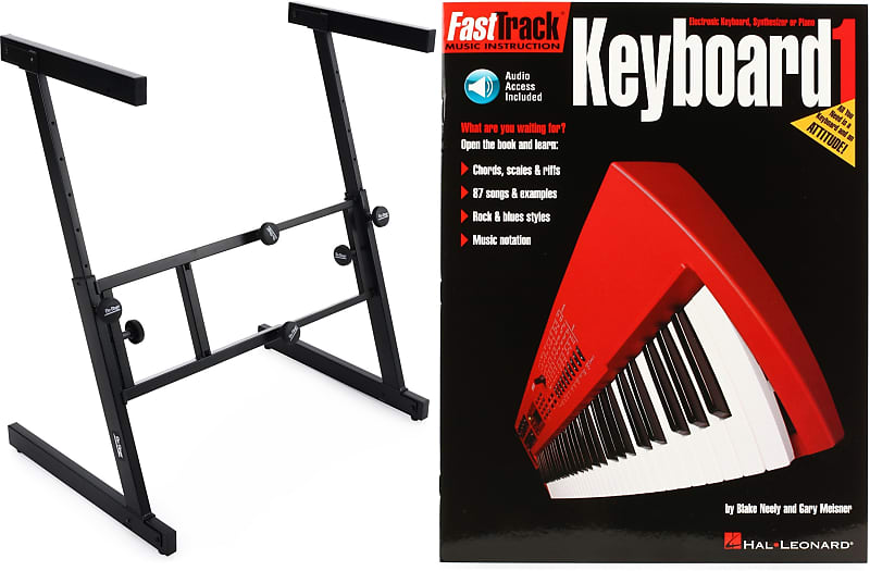 Hal Leonard FastTrack Keyboard Method Book 1 Bundle with Reverb