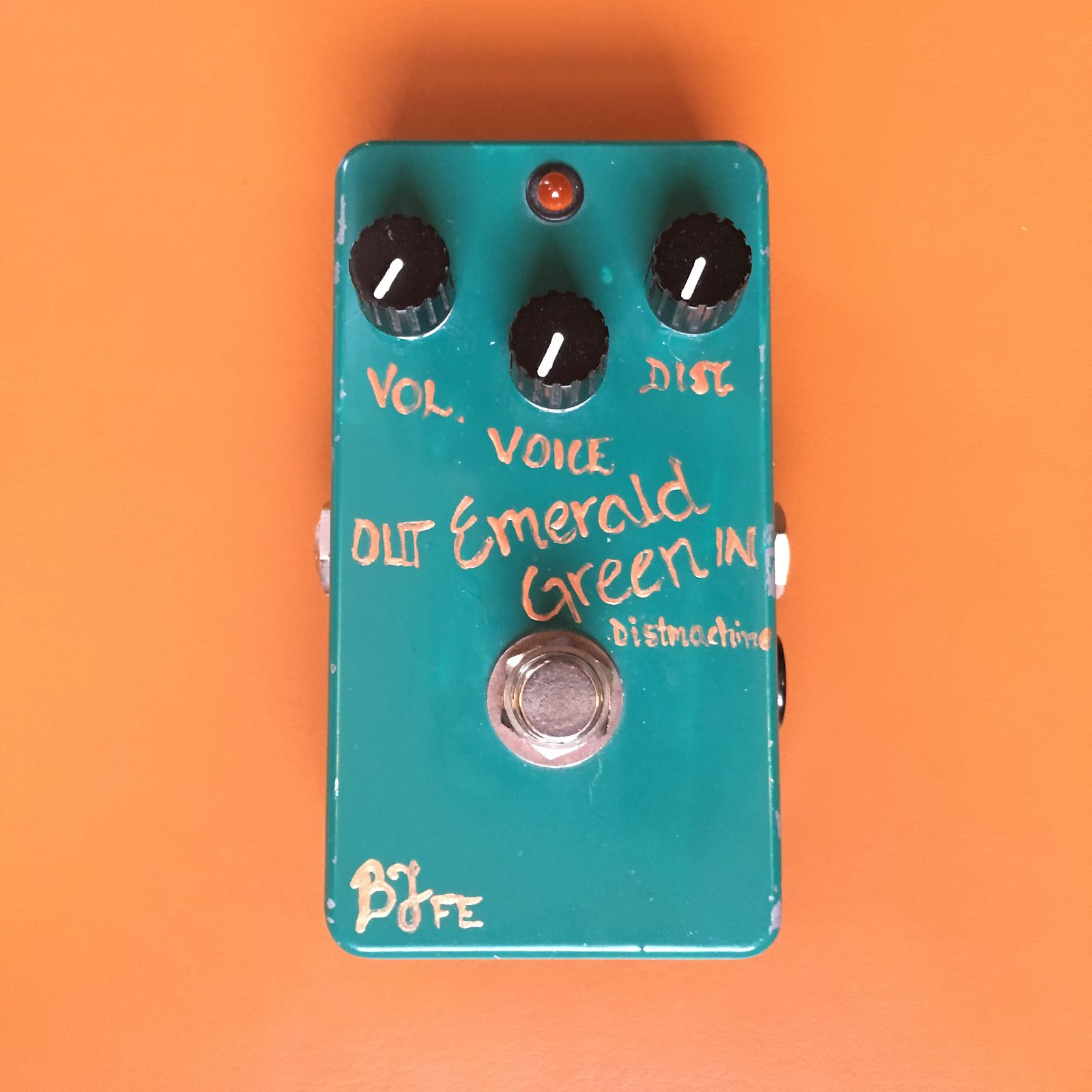 BJFE Emerald Green Distortion Machine (3-Knob) | Reverb