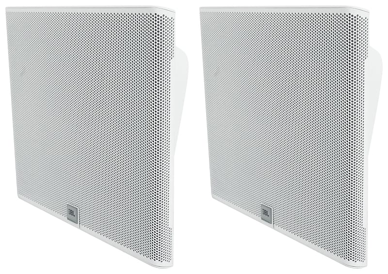 Pair JBL SLP14/T-WH Sleek Low-Profile On Wall Mount 4