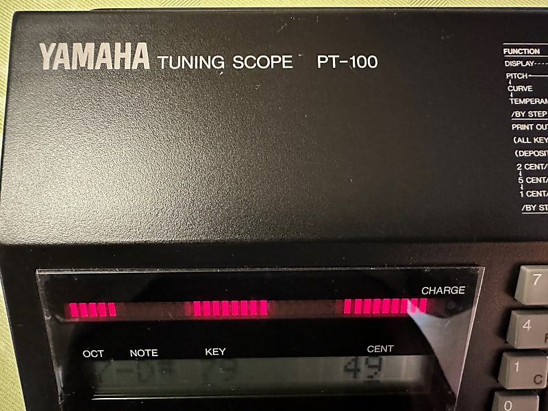 YAMAHA PT-100 II, ヤマハ チューニング・スコープ、ピアノ 