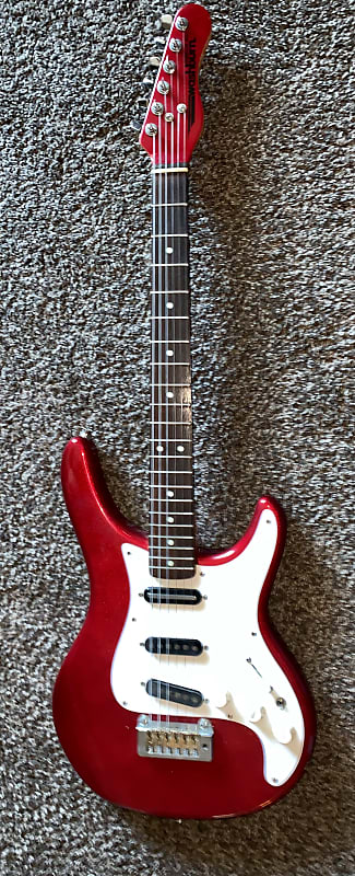 Vintage 1980’s Washburn Force 30 Tele  electric made in japan 1983 Red image 1