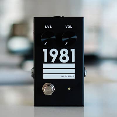 Reverb.com listing, price, conditions, and images for 1981-inventions-lvl-full-range-overdriver