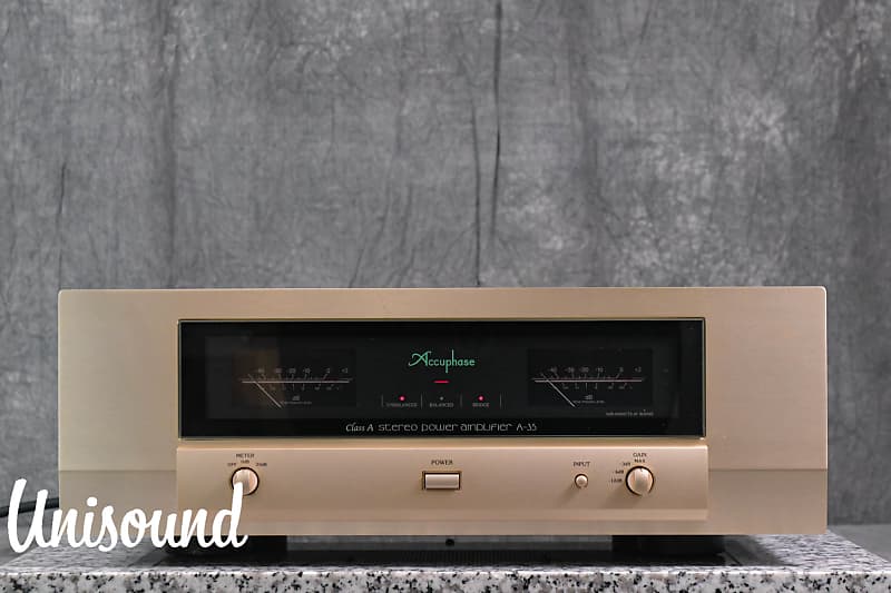 Accuphase A-35 Pure Class-A operation Power Amplifier in Excellent Condition  			