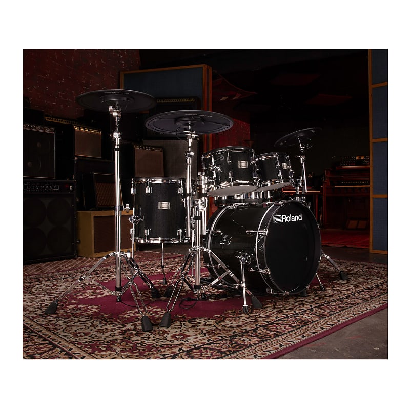 Roland VAD507 V-Drums Acoustic Design Electronic Drum Kit with Updated  TD-27 Module and Prismatic Sound Modeling