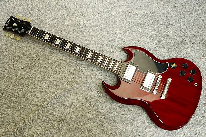 Rare 1990's made Burny SG RSG-65 / VH-1 Pickup Electric Guitar
