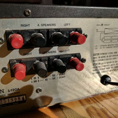 Luxman L-120A Amplifier image 7