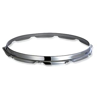 13" 8 lug chrome, SNARE SIDE, STICK SAVER drum hoop 2.3mm. All sizes and colors available image 1
