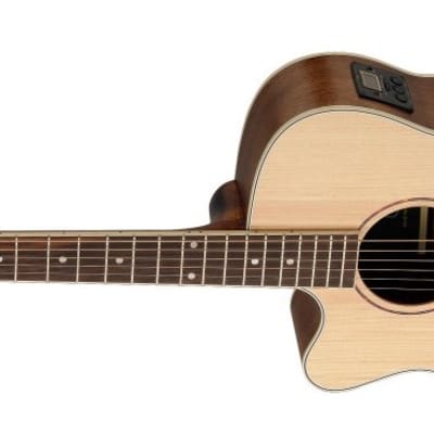 JN Guitars Asyla Series Acoustic-Electric Auditorium, Solid Spruce Top, Lefthanded image 4