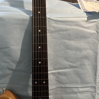 Halo Halo TJ-6 Fretless Electric Guitar - Black Limba Body, Ebony Fretboard, Hipshot Bridge, HSS 2021 - Black Limba Body/Ebony Fretboard image 5