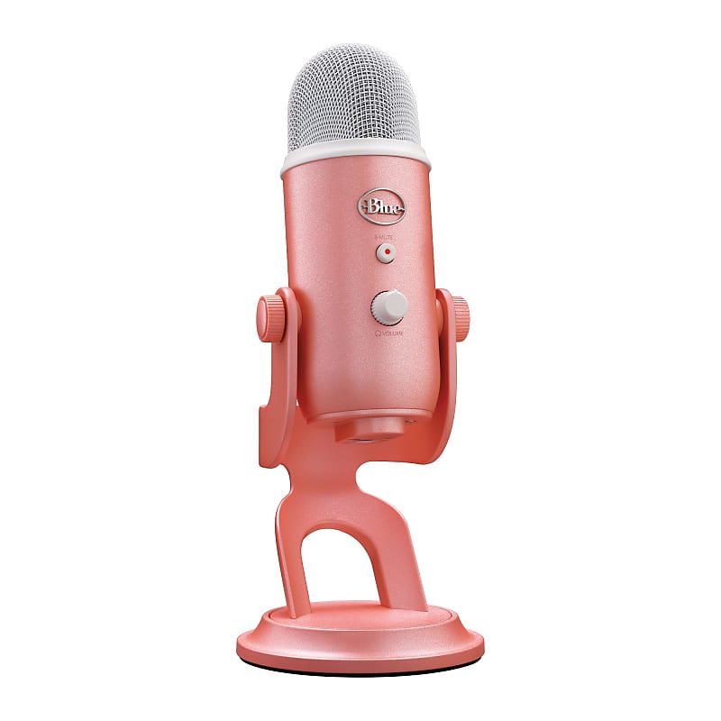 Logitech G Blue Yeti Premium USB Gaming Microphone for Streaming, Blue  VO!CE Software, PC, Podcast, Studio, Computer Mic, Exclusive Streamlabs  Themes, Special Edition Finish - Pink