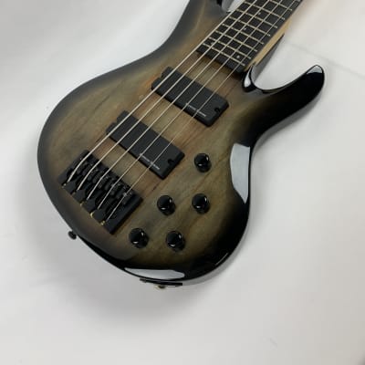 ESP E-II BTL-5 Black Natural Burst 5-String Electric Bass Guitar + Hard Case B-Stock Made in Japan image 6