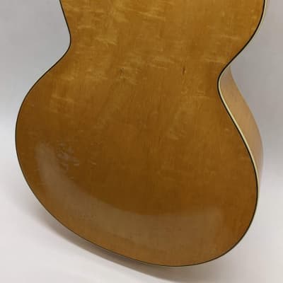 National New Yorker Model 1120 1950 Natural Archtop Guitar image 9