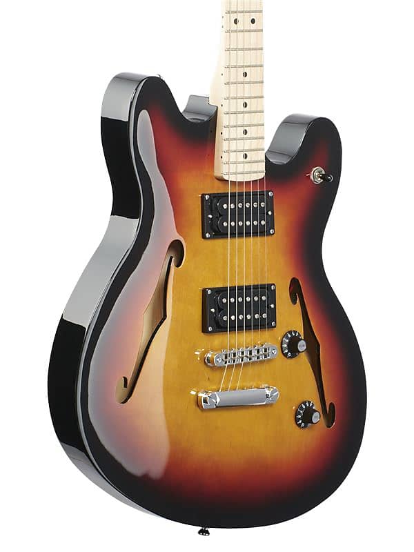 Squier Affinity Starcaster Maple Neck 3 Color Sunburst | Reverb