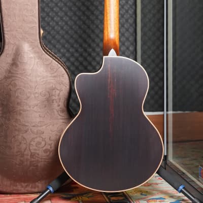 Hsienmo Crossover Classic Acoustic Nylon German Spruce Top + Indian Rosewood B&S Full Solid with hardcase image 4