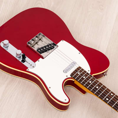 1990 Fender Telecaster Custom '62 Vintage Reissue TL62B-650 Candy Apple Red Near-Mint, Japan MIJ Fujigen image 9