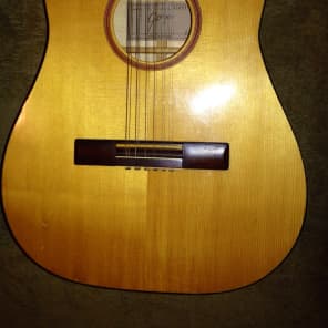 Vintage 1960's Goya Ts4 12 string acoustic guitar made in Sweden image 3