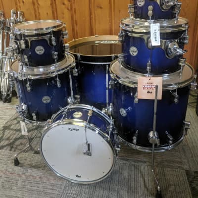 PDP Concept Maple Series 7 Piece Shell Pack - Blue to Black Fade