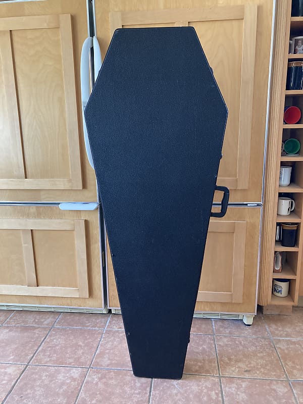 Coffin bass case Black Reverb
