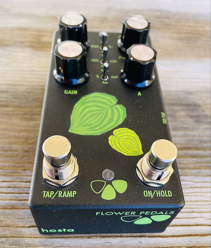 Flower Pedals Hosta Wah filter 2022 Black Reverb