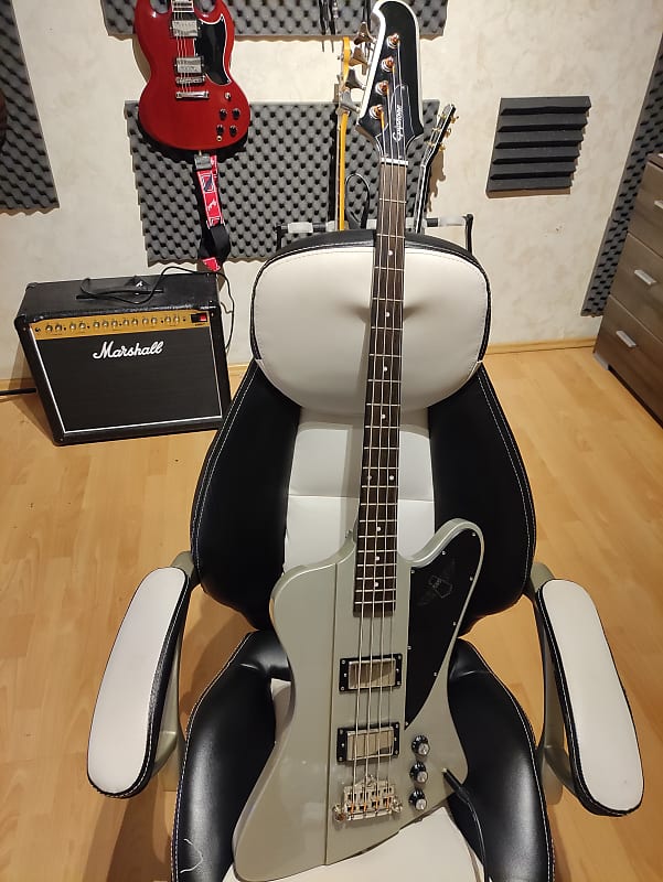 Epiphone Thunderbird IV Bass Limited Edition Custom Shop 2014 Silver