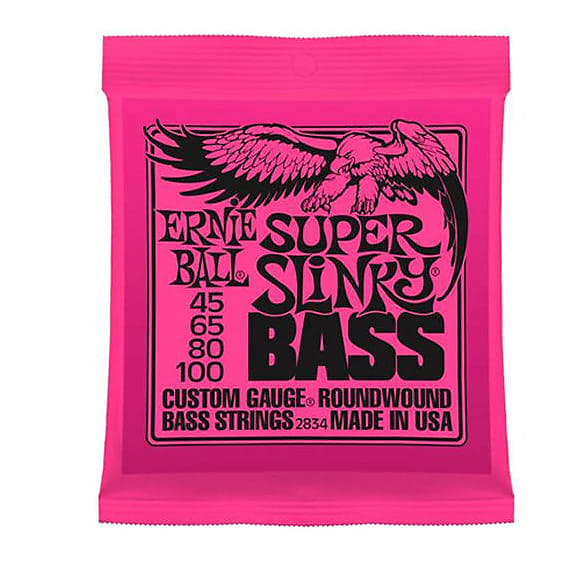 Ernie Ball 2834 Super Slinky Bass Nickel Wound .045 - .100 image 1