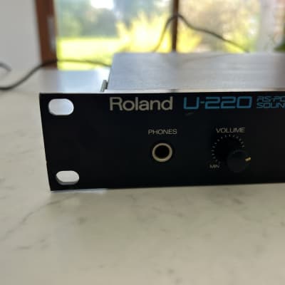 Roland U-220 RS-PCM Sound Module 1989 - 1992 - Black image 2