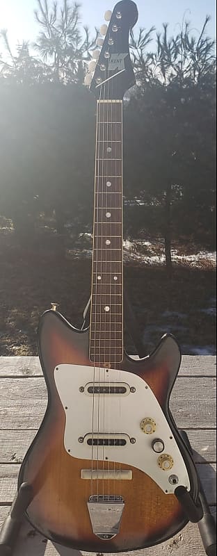 Kent (Guyatone) Polaris II Sunburst Guitar 1966 Japan | Reverb