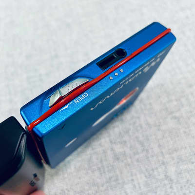 Sony MZ-E700 Walkman MiniDisc Player w/ Remote, EX Blue ! Working ! image 8