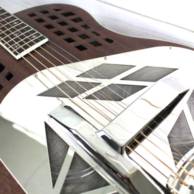 Royall Resonators Trifonium All Natural Sapele Mahogany Tricone Resonator image 2