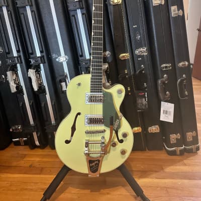 Gretsch G6659T Players Edition Broadkaster Jr. 2020  Two-Tone Smoke Green for sale
