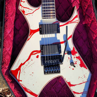 BC Rich Joey Jordison Warlock 2011 - Blood Splatter | Reverb