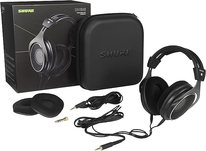 Shure SRH1840 Open-Back Headphones - Lightly Used  			