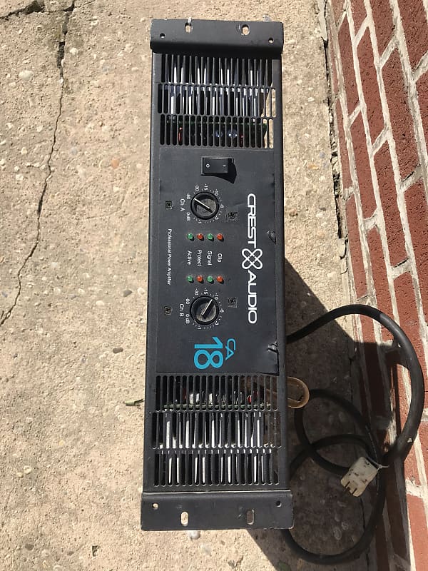 Crest Audio CA 18 5000 Watt Power Amp 2000s Reverb