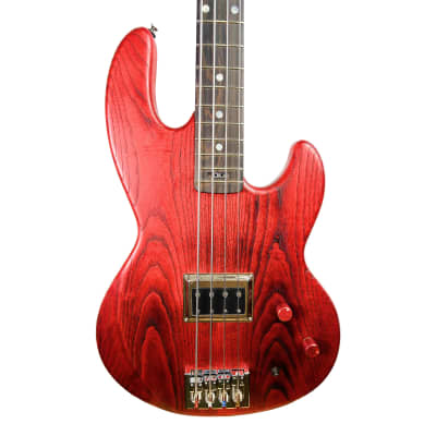 Form Factor Audio  Wombat 4 Burgundy ash Electric Bass Guitar image 2