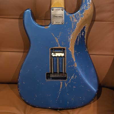 Friedman Vintage S Lake Placid Blue Electric Guitar - Heavy Aging image 7