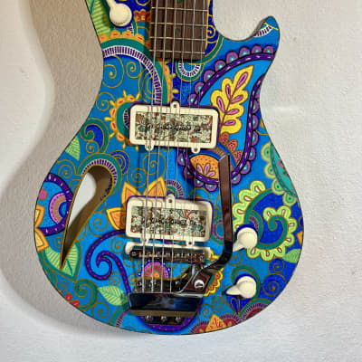 Danelectro DC59 50th Anniversary Psychedelic Hand-Painted